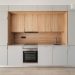 Cuisine en bois et blanc pour créer un espace moderne et chaleureux